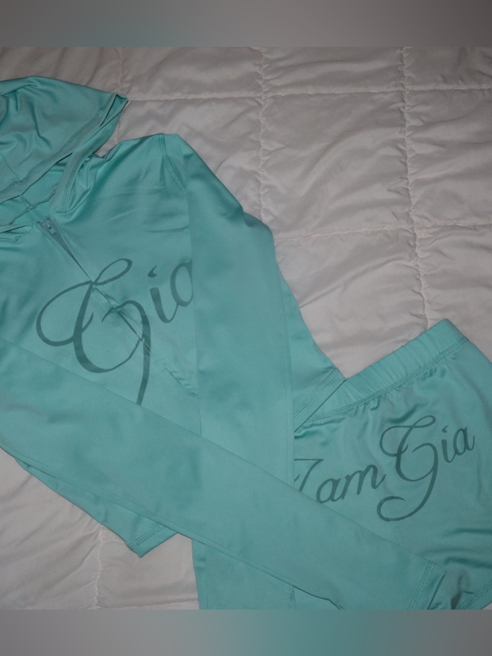 Aqua Blue inspired I.AM.GIA Matching Set